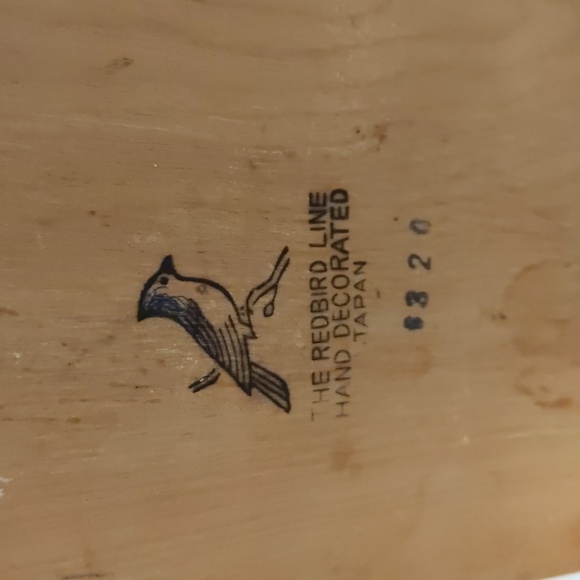 The Redbird Line Canister Recipe Box VTG Japanese Wood Box - Picture 7 of 9